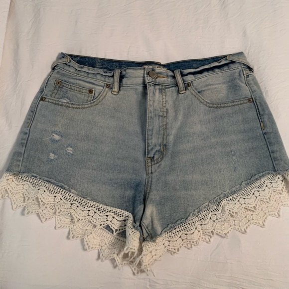 Free People Pants - Free People Lacey Denim Cutoff Shorts